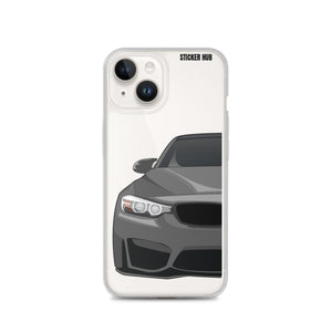 Gray BMW F80 - iPhone Case