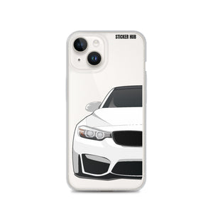 White BMW F80 - iPhone Case