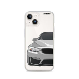 Silver BMW F80 - iPhone Case