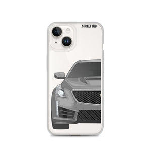 Silver Cadillac CTS-V - iPhone Case