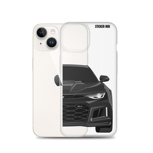 Black 6th Gen Camaro ZL1 - iPhone Case