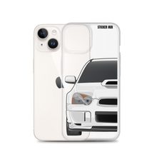 Load image into Gallery viewer, White 03-05 Subaru WRX STI - iPhone Case