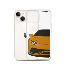 Load image into Gallery viewer, Orange Lamborghini Huracan - iPhone Case