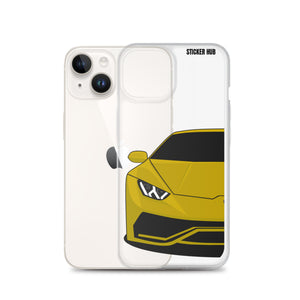 Yellow Lamborghini Huracan - iPhone Case