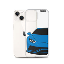 Load image into Gallery viewer, Blue Lamborghini Huracan - iPhone Case