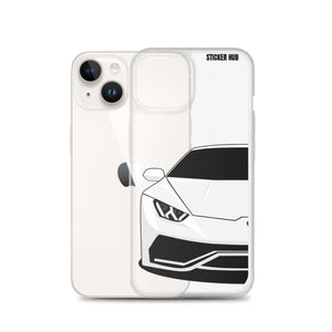 White Lamborghini Huracan - iPhone Case