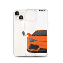 Load image into Gallery viewer, Orange Lamborghini Aventadoor - iPhone Case