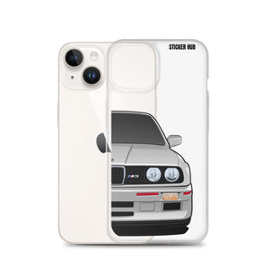 Silver BMW E30 - iPhone Case