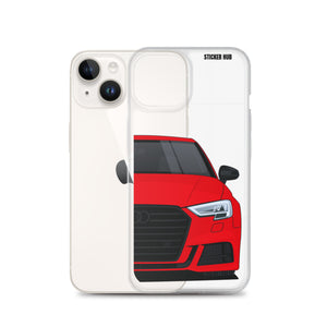 Tango Red B9 Audi S3 - iPhone Case