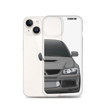 Load image into Gallery viewer, Gray Mitsubishi Evo - iPhone Case