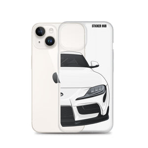 White MKV Toyota Supra - iPhone Case