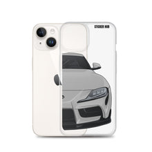 Load image into Gallery viewer, Silver MKV Toyota Supra - iPhone Case