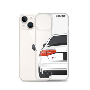 White B8.5 Audi S4 - iPhone Case