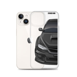 Black 09-14 Subaru WRX STI - iPhone Case