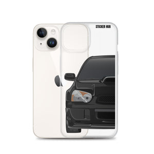 Black 03-05 Subaru WRX STI - iPhone Case