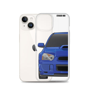 WR Blue Pearl 03-05 Subaru WRX STI - iPhone Case