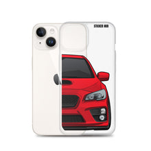 Load image into Gallery viewer, Lightning Red 15-17 Subaru WRX STI - iPhone Case