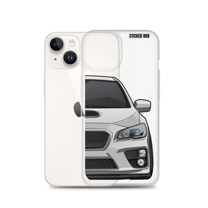 Silver 15-17 Subaru WRX STI - iPhone Case