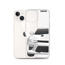 Load image into Gallery viewer, White 6th Gen Camaro SS - iPhone Case