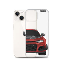 Load image into Gallery viewer, Garnet Red 6th Gen Camaro ZL1 1LE - iPhone Case