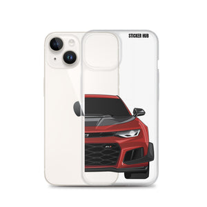 Garnet Red 6th Gen Camaro ZL1 1LE - iPhone Case