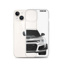 Load image into Gallery viewer, Silver 6th Gen Camaro ZL1 1LE - iPhone Case