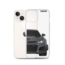 Load image into Gallery viewer, Gray 6th Gen Camaro ZL1 1LE - iPhone Case