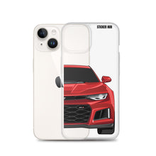 Load image into Gallery viewer, Red Hot 6th Gen Camaro ZL1 - iPhone Case