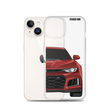 Load image into Gallery viewer, Garnet Red 6th Gen Camaro ZL1 - iPhone Case