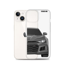 Load image into Gallery viewer, Gray 6th Gen Camaro ZL1 - iPhone Case