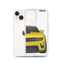 Load image into Gallery viewer, Rally Yellow 5th Gen Camaro ZL1 - iPhone Case