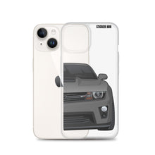 Load image into Gallery viewer, Ashen Grey 5th Gen Camaro ZL1 - iPhone Case