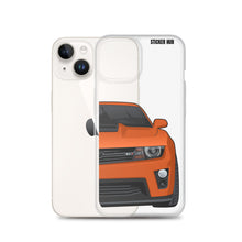 Load image into Gallery viewer, Inferno Orange 5th Gen Camaro ZL1 - iPhone Case