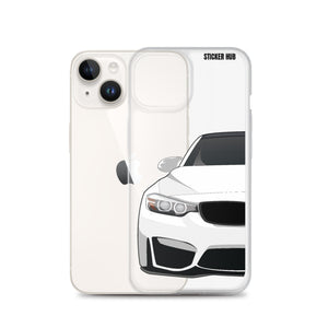 White BMW F80 - iPhone Case