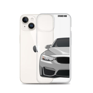 Silver BMW F80 - iPhone Case