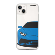 Load image into Gallery viewer, Blue Lamborghini Huracan - iPhone Case