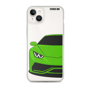 Green Lamborghini Huracan - iPhone Case