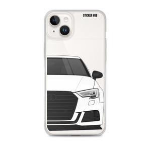 White B9 Audi S3 - iPhone Case