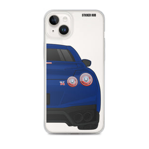 Deep Blue R35 Nissan GTR - iPhone Case