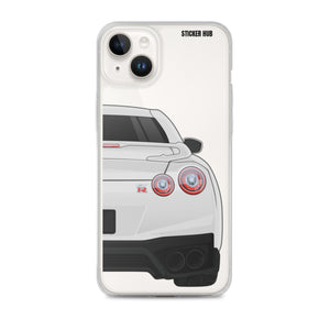 White R35 Nissan GTR - iPhone Case