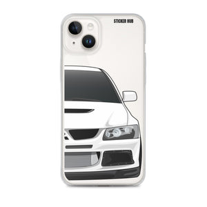 White Mitsubishi Evo - iPhone Case