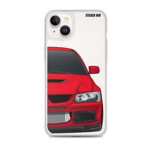 Red Mitsubishi Evo - iPhone Case