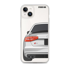 Silver B8.5 Audi S4 - iPhone Case