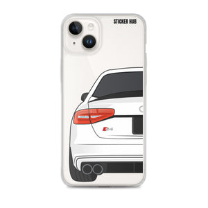 White B8.5 Audi S4 - iPhone Case