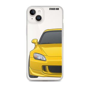 Yellow Honda S2000 - iPhone Case