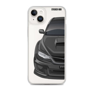 Black 09-14 Subaru WRX STI - iPhone Case