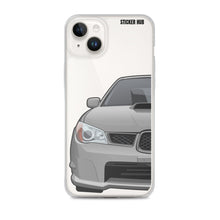 Load image into Gallery viewer, Crystal Grey 06-07 Subaru WRX STI - iPhone Case