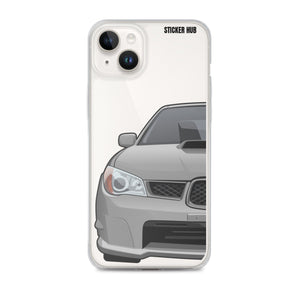 Crystal Grey 06-07 Subaru WRX STI - iPhone Case