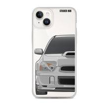 Load image into Gallery viewer, Silver 03-05 Subaru WRX STI - iPhone Case