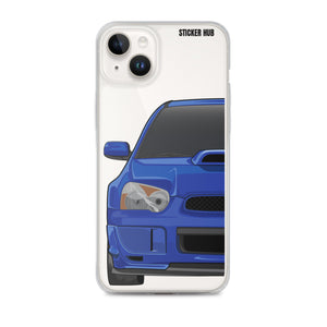 WR Blue Pearl 03-05 Subaru WRX STI - iPhone Case